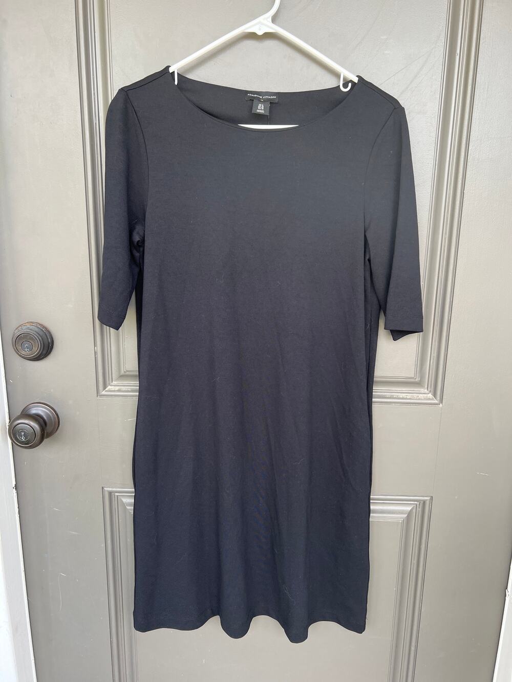 adrienne vittadini black dress | Dresses | Nwt Adrienne Vittadini Size 6 Simple With Pockets Purchase this eclectic dress